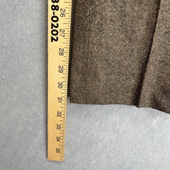 Bar III Mens Brown Textured Wool Blend Slim Fit Suit Pants Size 34W 34L Twill - Picture 11 of 15